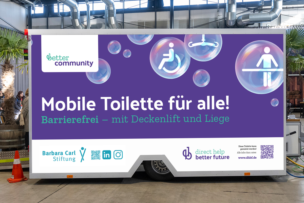 Mobile Toilette barrierefrei