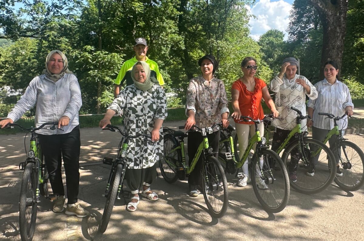 Fahrradkurs für Frauen der Schubert Durand Stiftung
